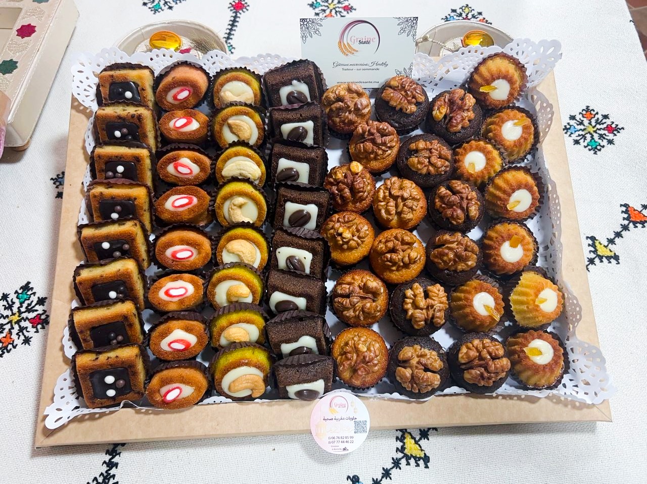 Plateau de Mini Cakes Financiers