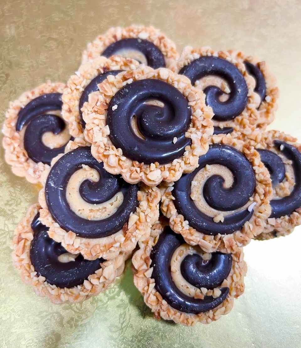 Escargot Chocolat & Caramel aux Amandes Concassées