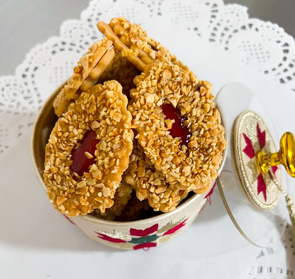 Sablé Framboise & Amandes Concassées