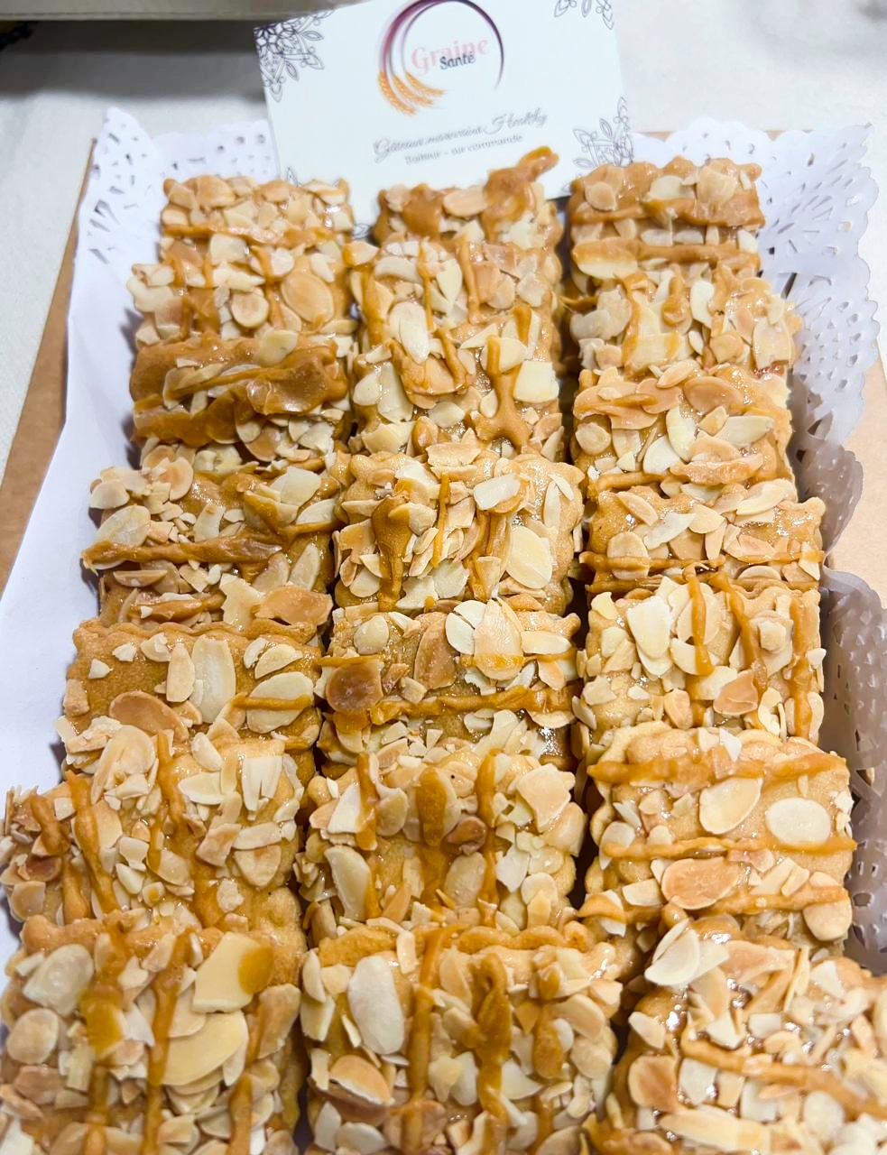 Sablé Caramel & Amandes Effilées