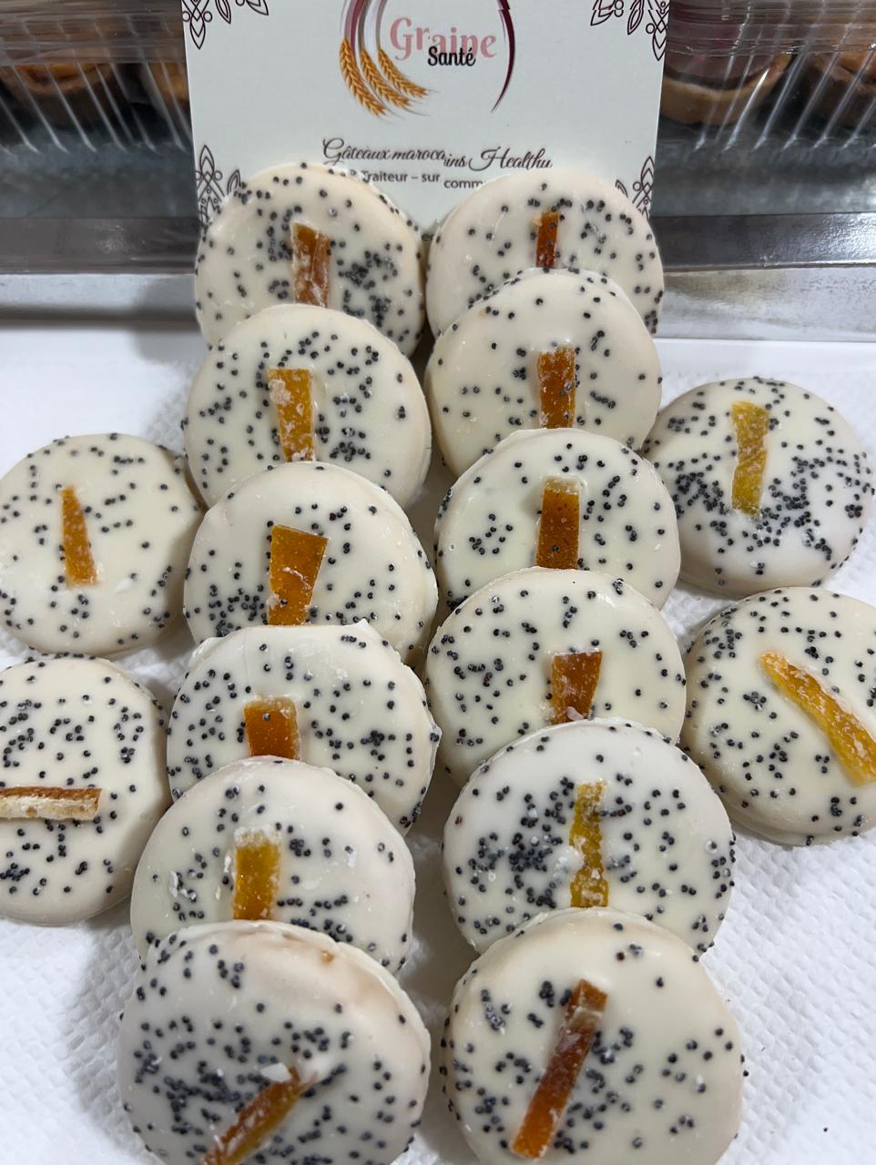 sablé orange et pavot 250g