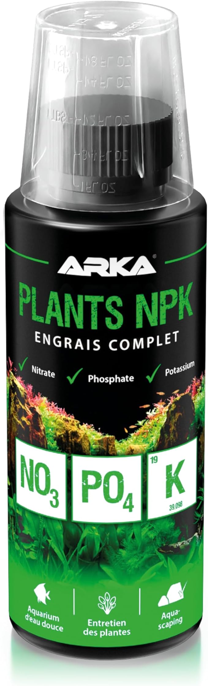 Engrais NPK Aquarium Plantes – Microbe-Lift Plants NPK 118 ML – avec Nitrate, Phosphate & Potassium – Croissance Forte, Couleurs intenses & Racines Solides – idéal aquascaping & CO₂