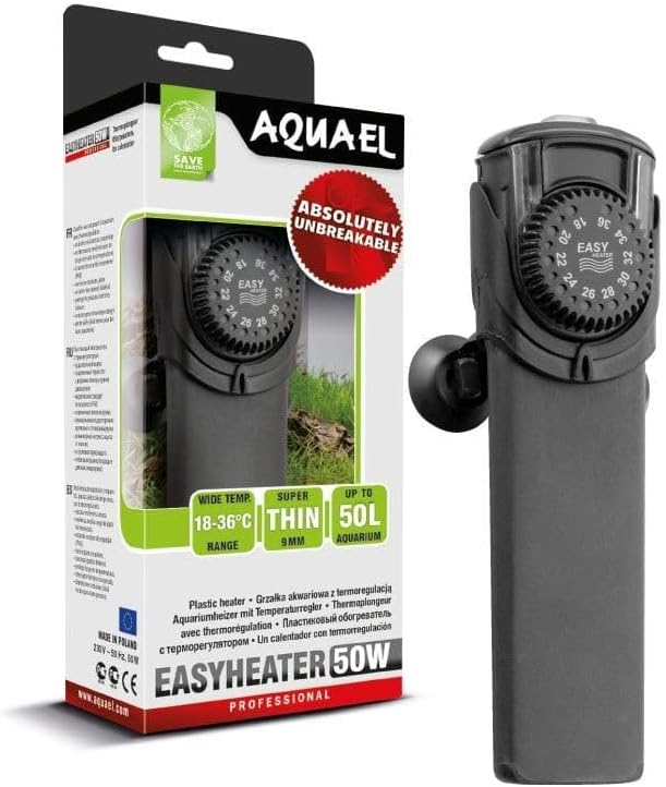 AQUAEL Chauffage 25W thermomètre-thermostat pour aquarium 10-25L 