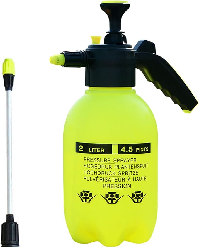 Pulvérisateur à pression portable avec buse réglable pour plantes - 2 L