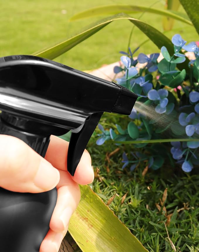Vaporisateur de 500 ml, bouteille spray vide, noir, pour la pulvérisation, le soin des plantes, le nettoyage