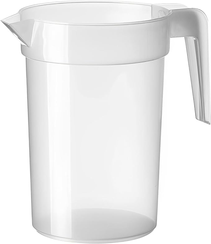 PICHET Plastique 1L TRANSPARENT pour les changements d'eau