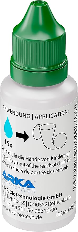 ARKA mySCAPE-CO2 Checker Liquid - 15 ML - Surveillance fiable du CO2 avec Affichage en Couleur. Indispensable pour Un aquascaping précis dans Les Aquariums d'eau Douce