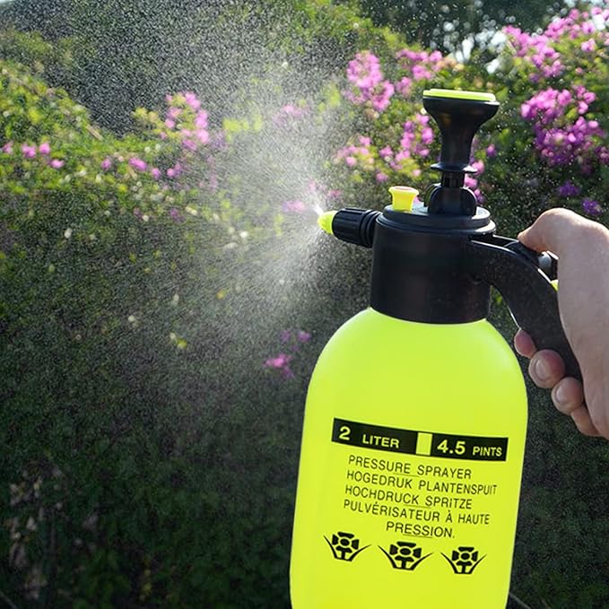 Pulvérisateur à pression portable avec buse réglable pour plantes - 2 L