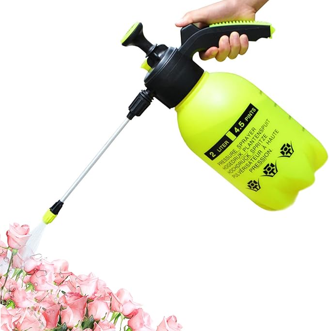 Pulvérisateur à pression portable avec buse réglable pour plantes - 2 L
