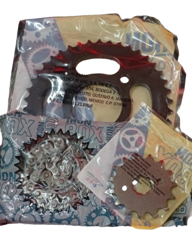 KIT DE SPROCKET CADENA REFORZADA 428H-124L SPROCKET 42T/15T