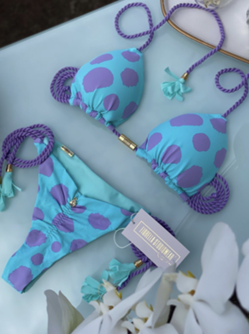 Polka Dot Triangle Bikini