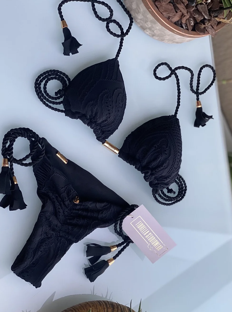 Bikini Geovanella Lace Black
