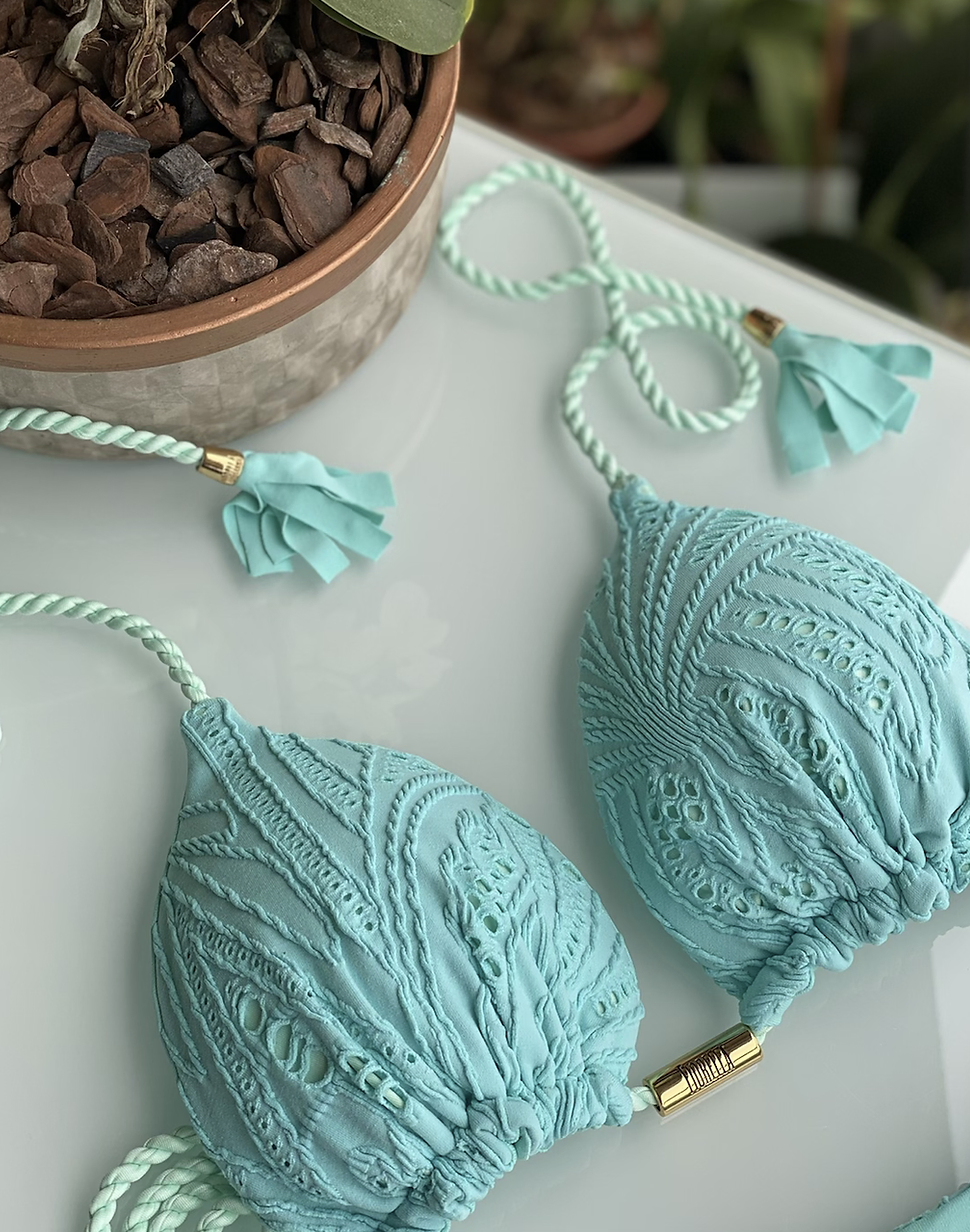 Geovanella Lace Triangle Bikini