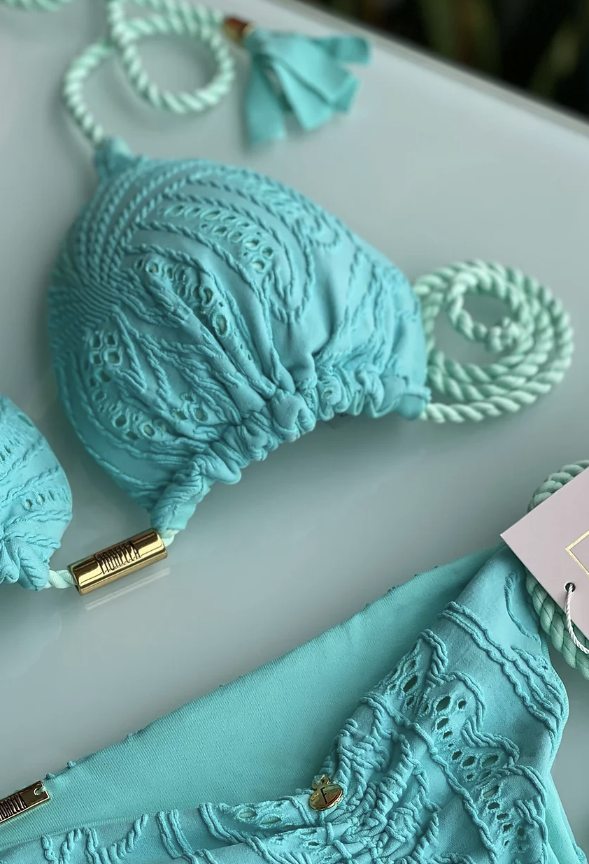 Geovanella Lace Triangle Bikini