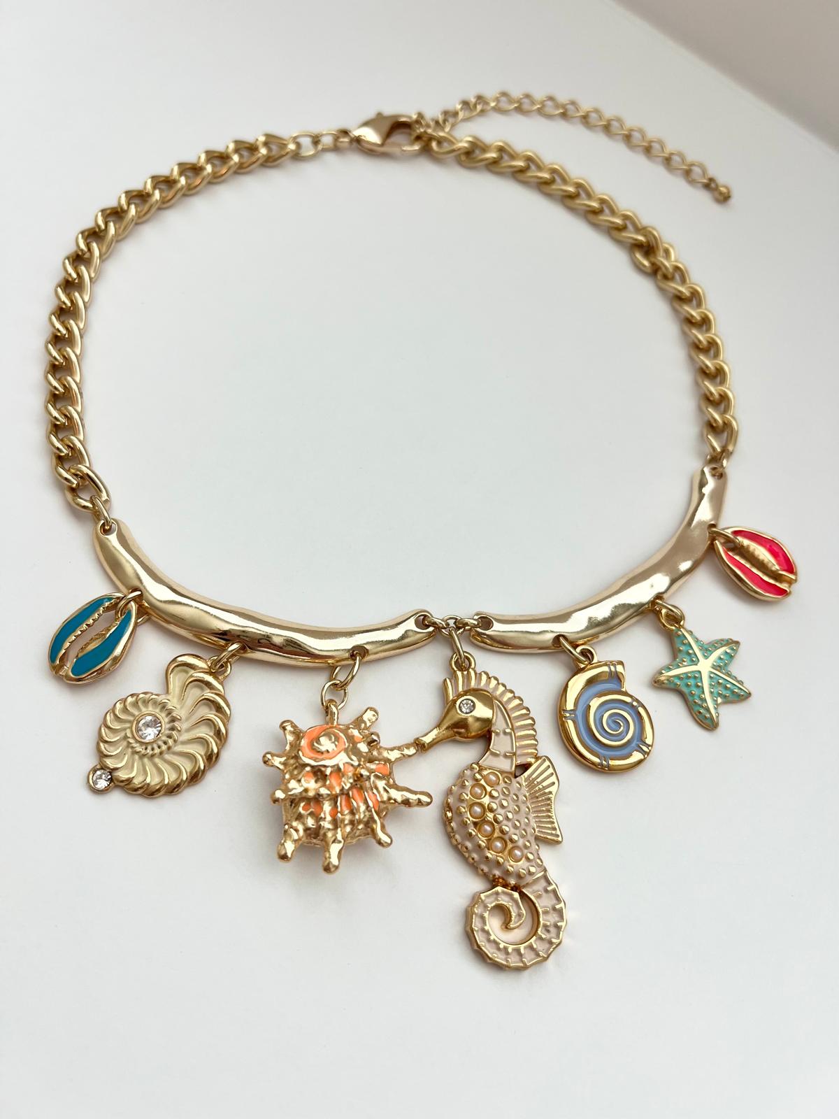 Seahorse Charm Necklace