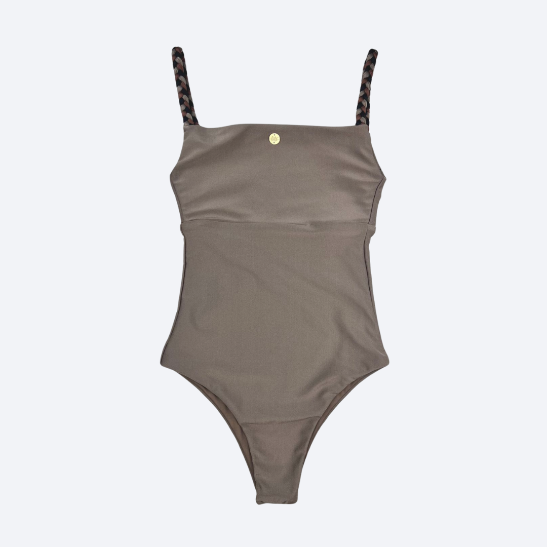 VersaFit Braided Strap Bodysuit – Gym to Beach One-Piece - Aurora
