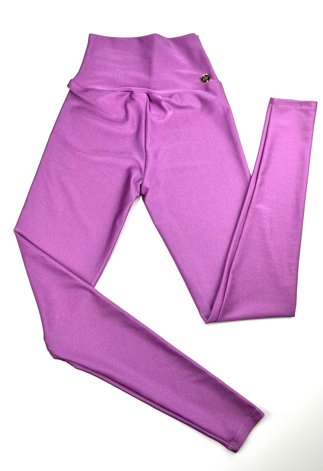 Mauve Pink High-Waisted Fitness Leggings – Stretchy, Sculpting Brazilian Activewear