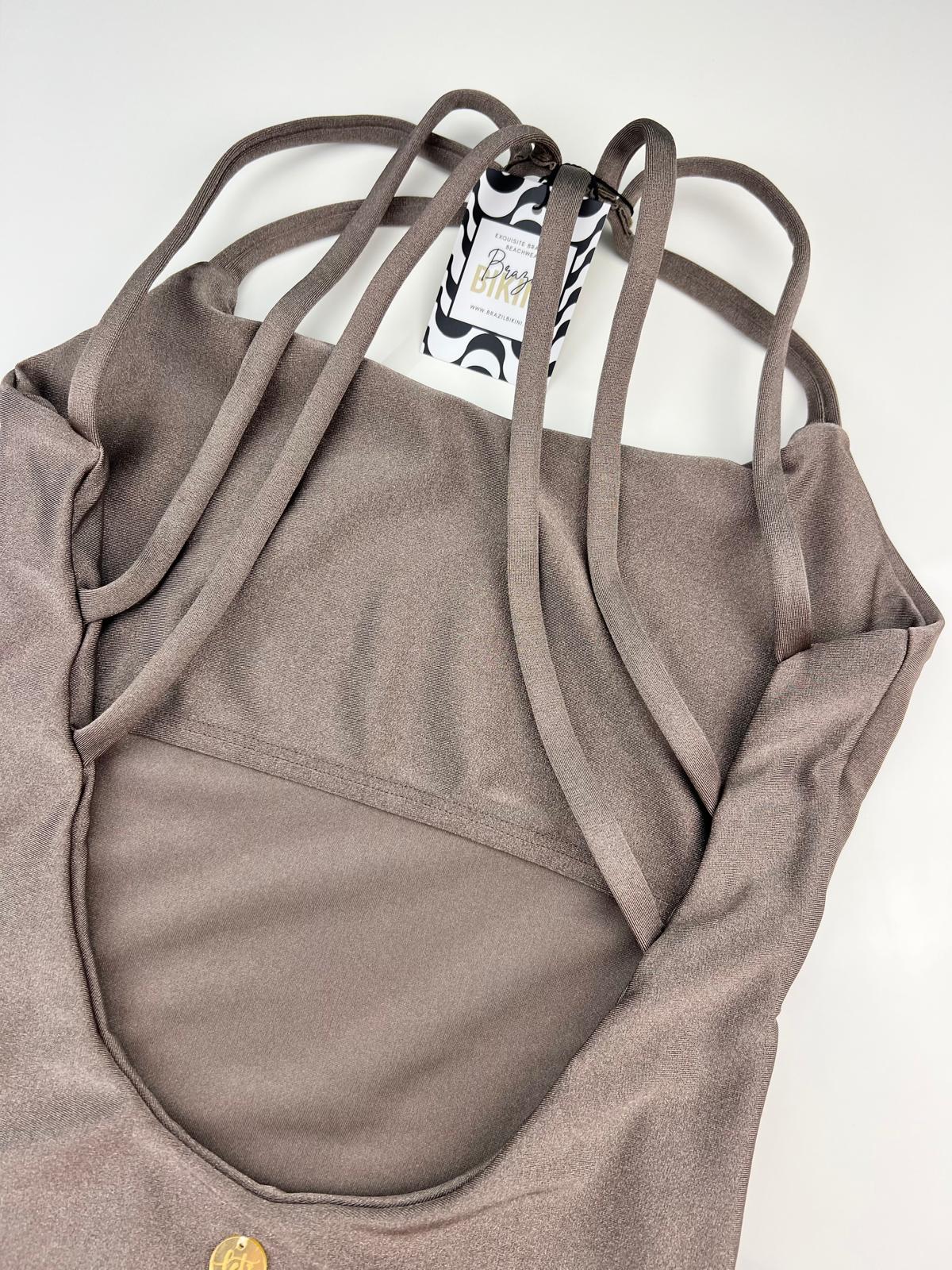 Women’s Workout Jumpsuit – One-Piece Gym Suit in Black or Sand Beige | Sculpting Activewear Bodysuit | Yoga & Fitness Outfit