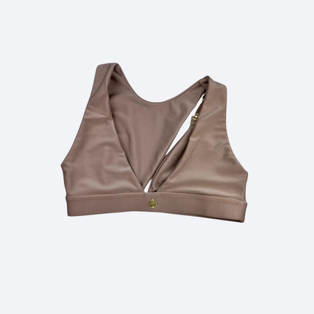 Asymmetrical Fitness Top – Sand