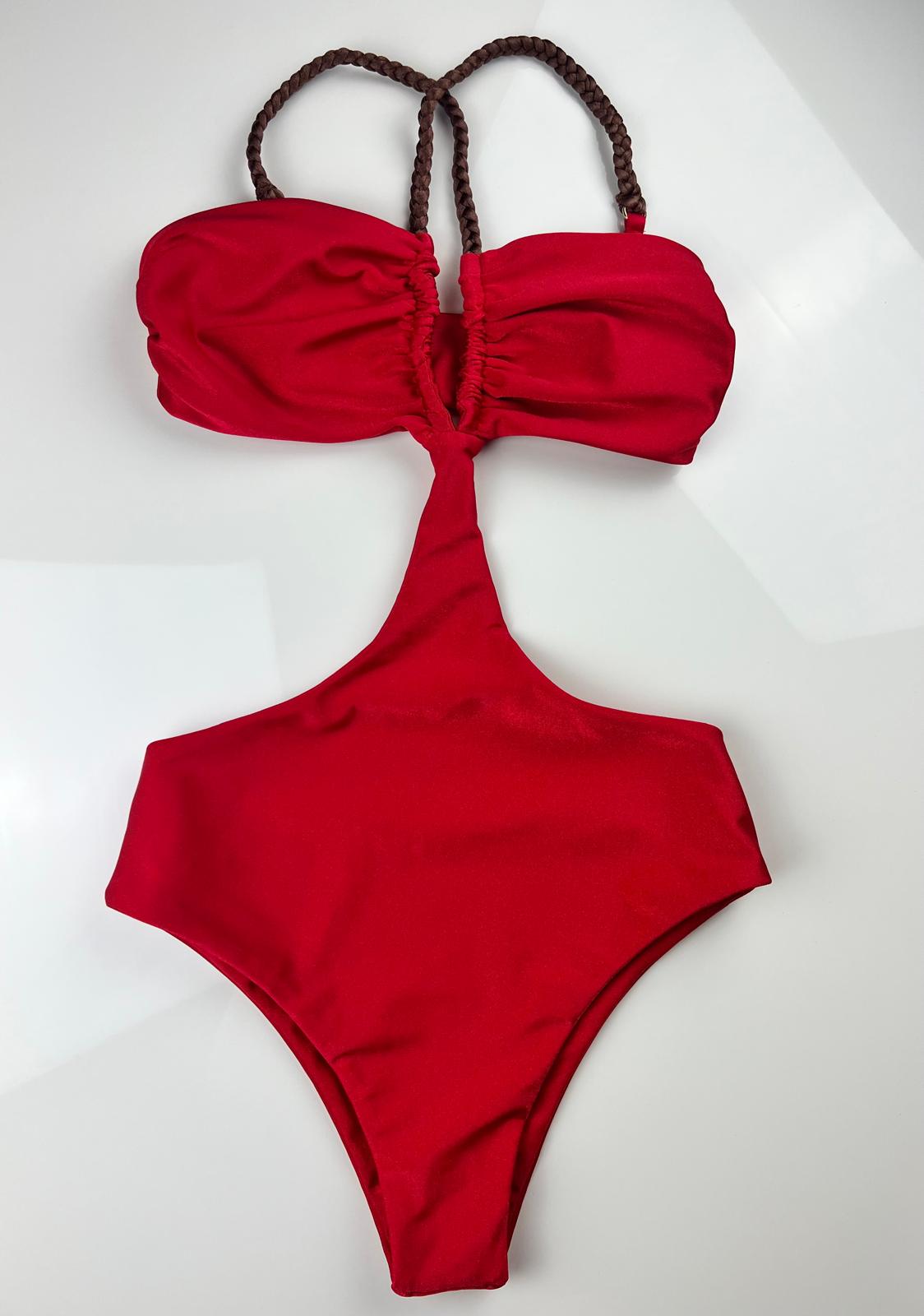 Christmas Red Monokini 