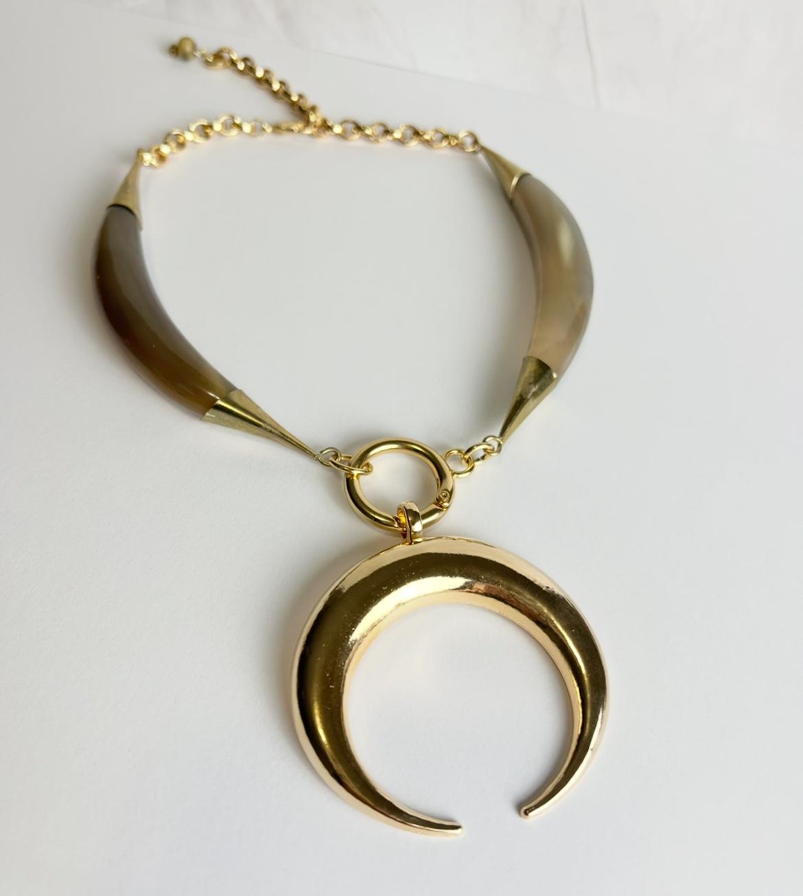 Handmade Horn Necklace