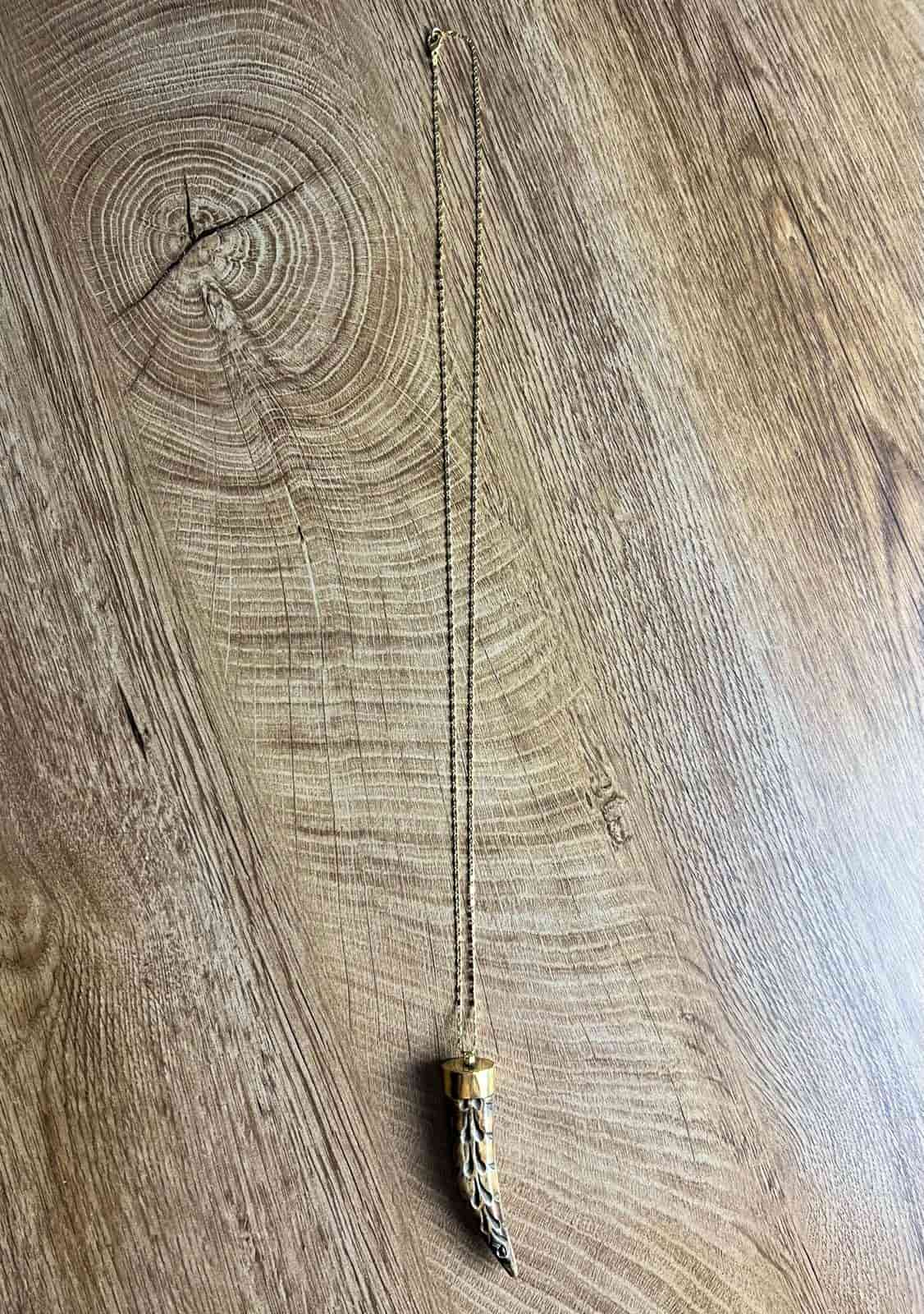 2-Piece Boho Horn Necklace