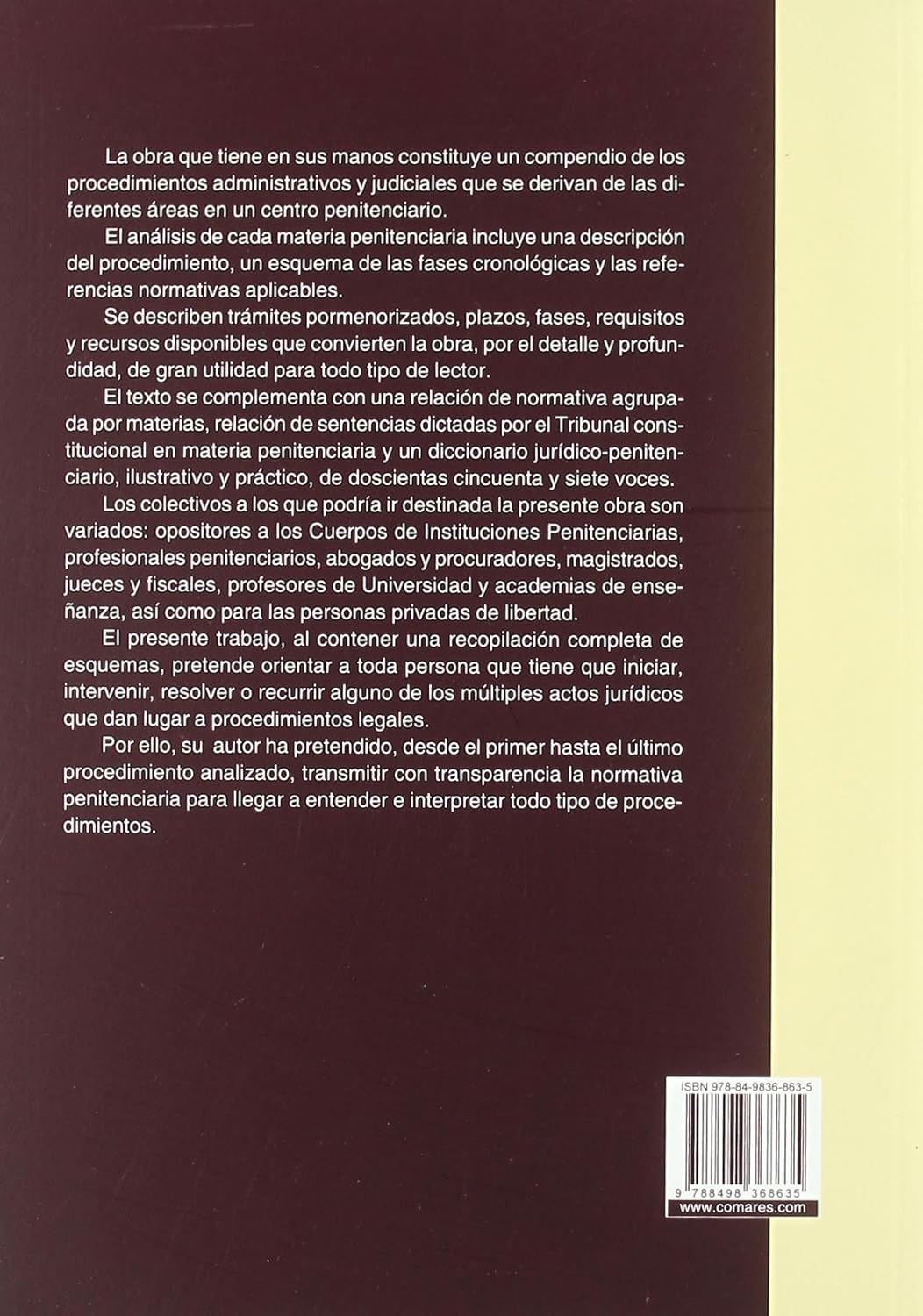 PROCEDIMIENTOS PENITENCIARIOS