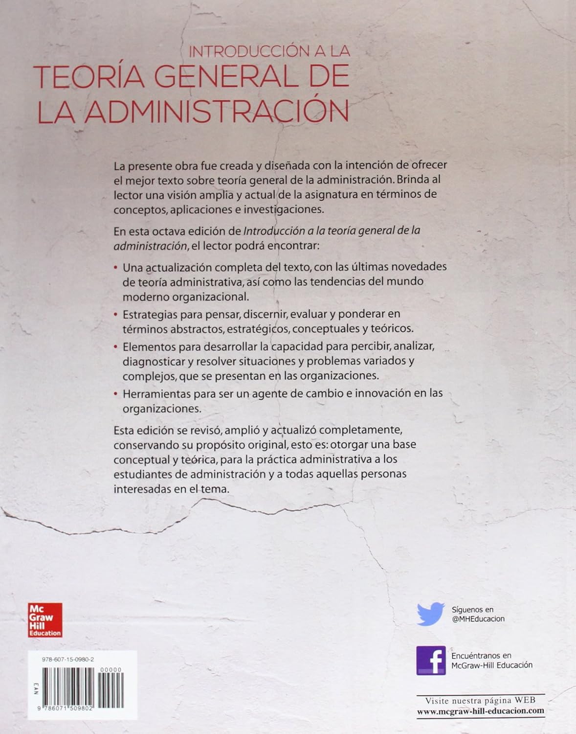 INTRODUCCION A LA TEORIA GENERAL DE LA ADMINISTRACION