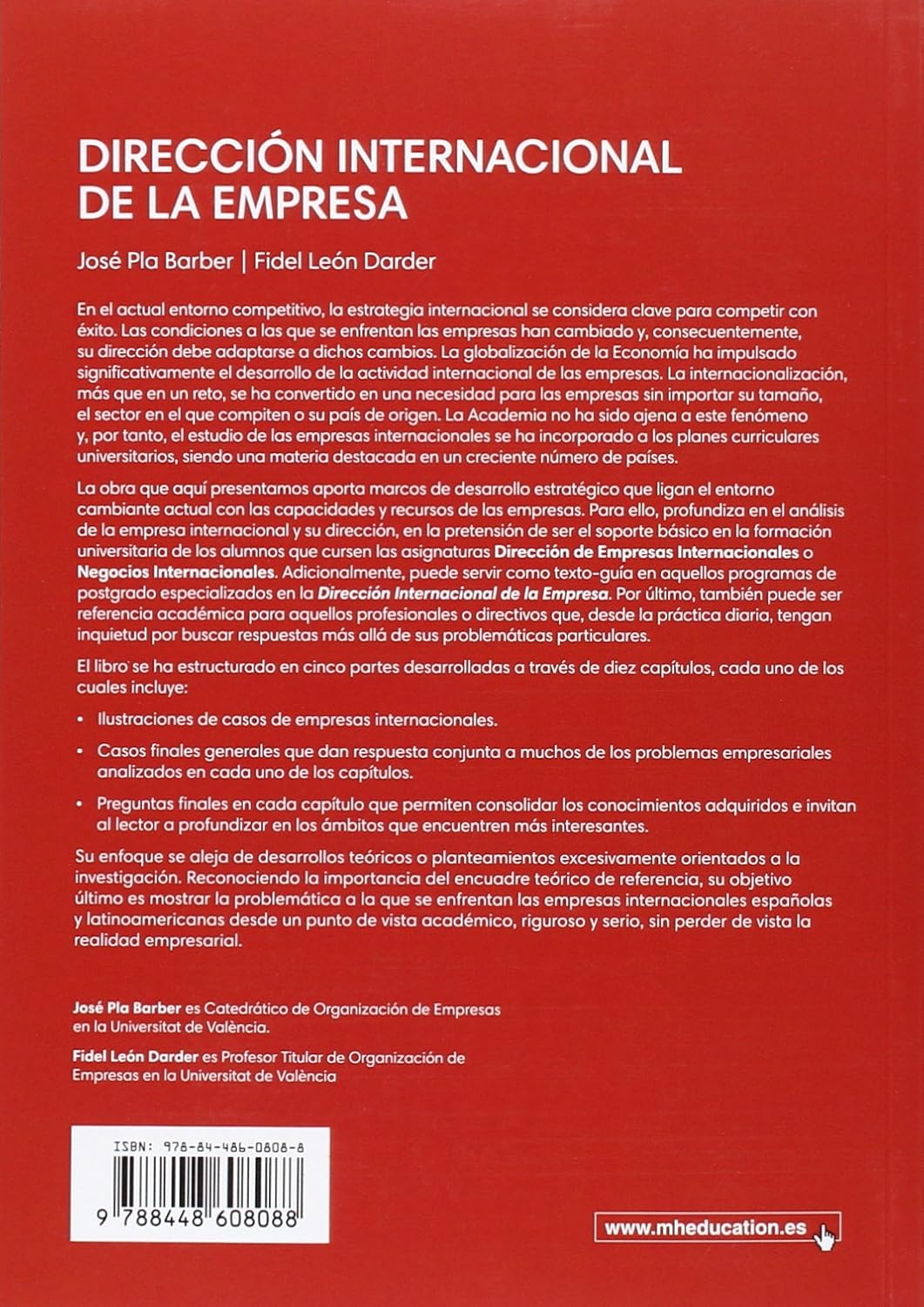 DIRECCIÓN INTERNACIONAL DE LA EMPRESA