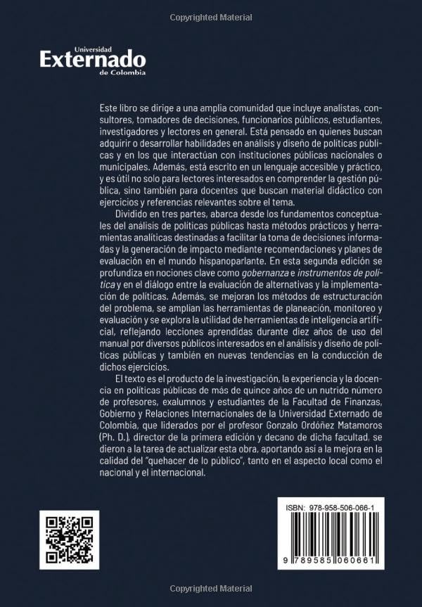 MANUAL DE ANÁLISIS Y DISEÑO DE POLÍTICAS PÚBLICAS 