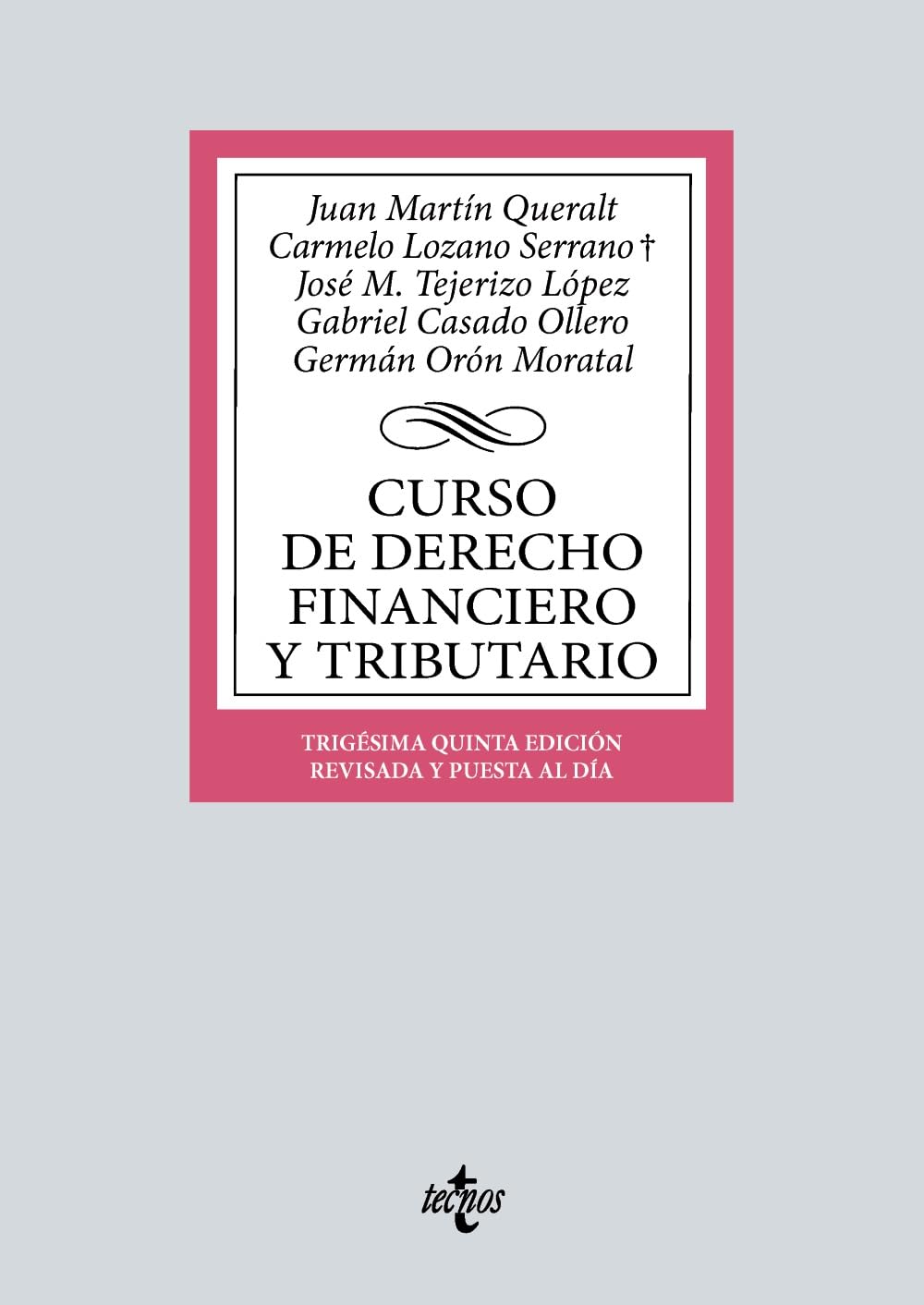 CURSO DE DERECHO FINANCIERO Y TRIBUTARIO