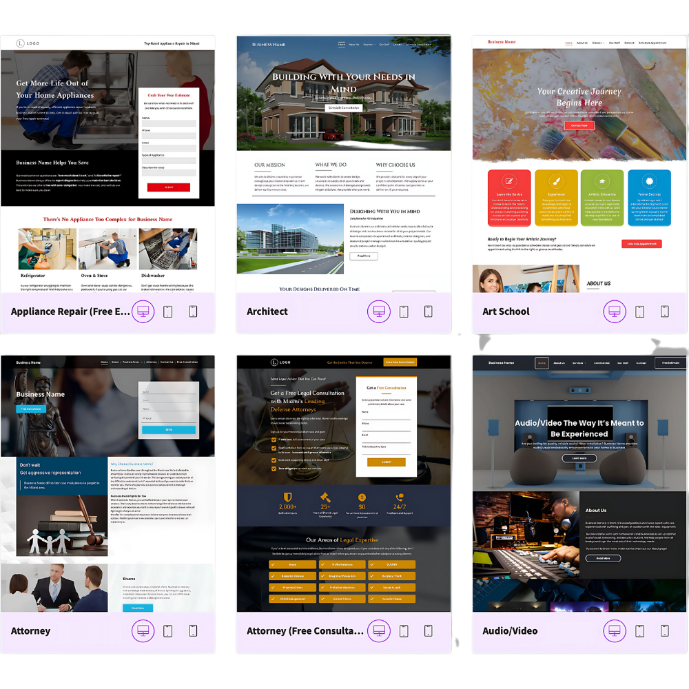 Professional Custom Website