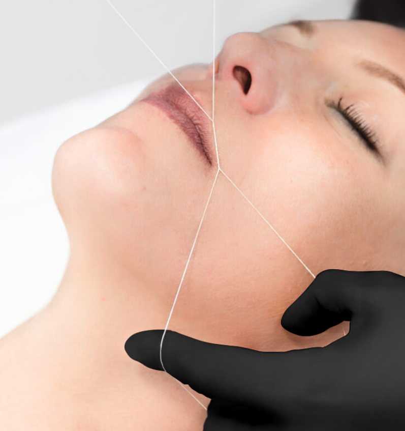 Depilación de Mujeres con Hilo – Labio Superior