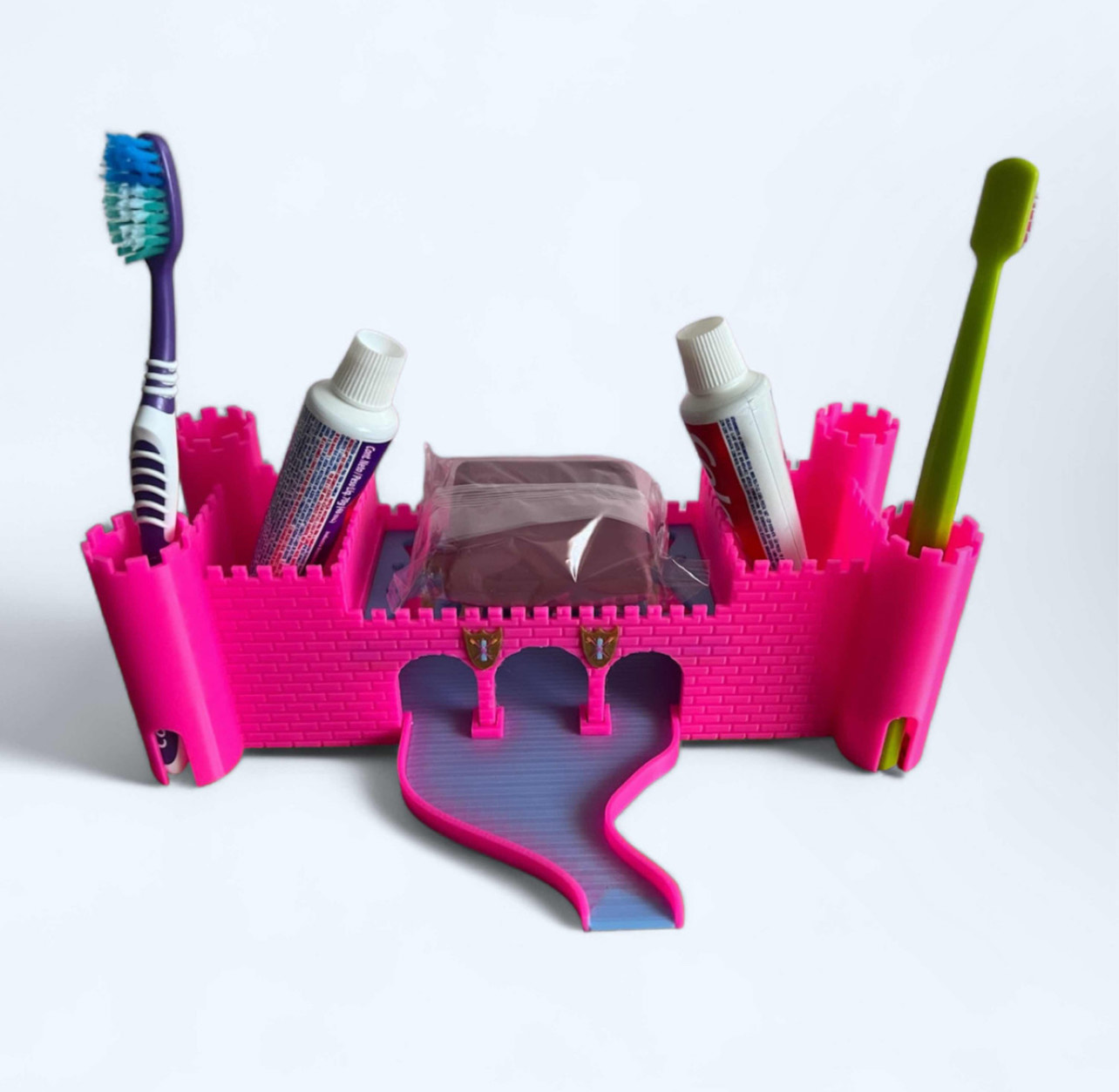 Castelo Porta pasta e escova - Fada do Dente