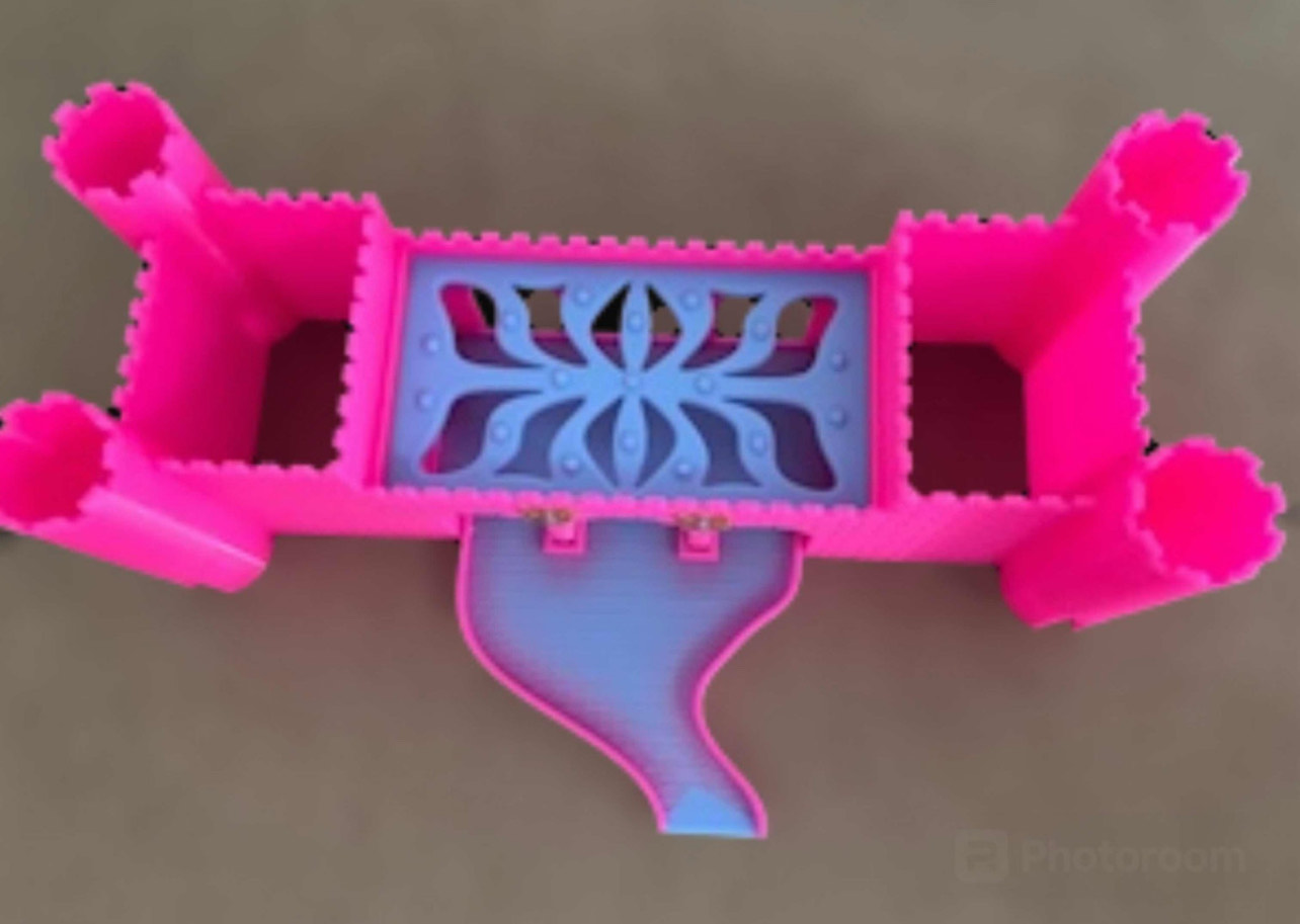 Castelo Porta pasta e escova - Fada do Dente