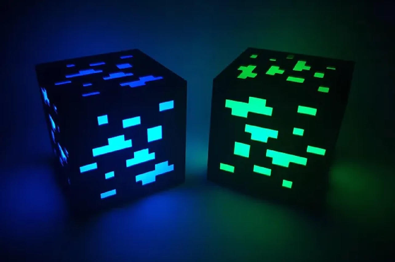 Luminária MineCrafti