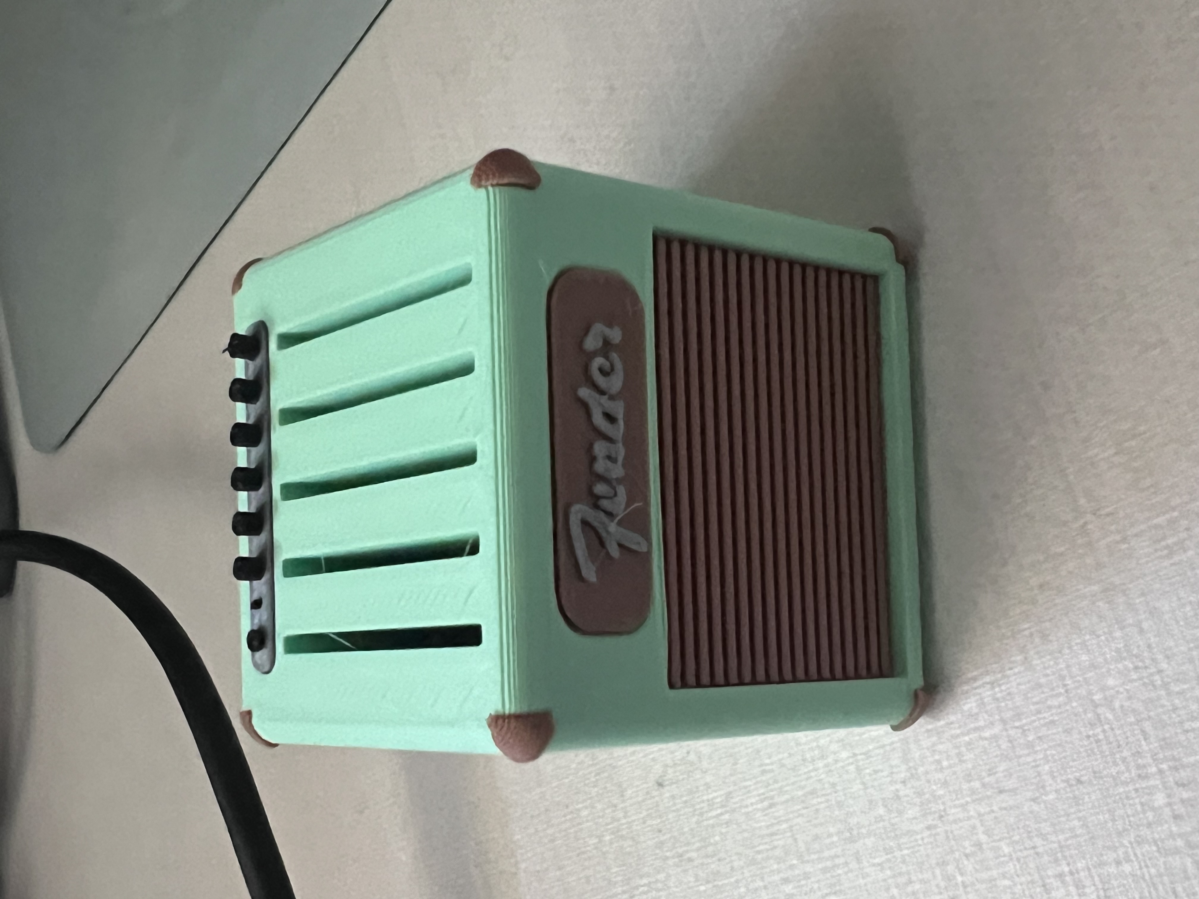 Porta Palheta Amplificador Fender