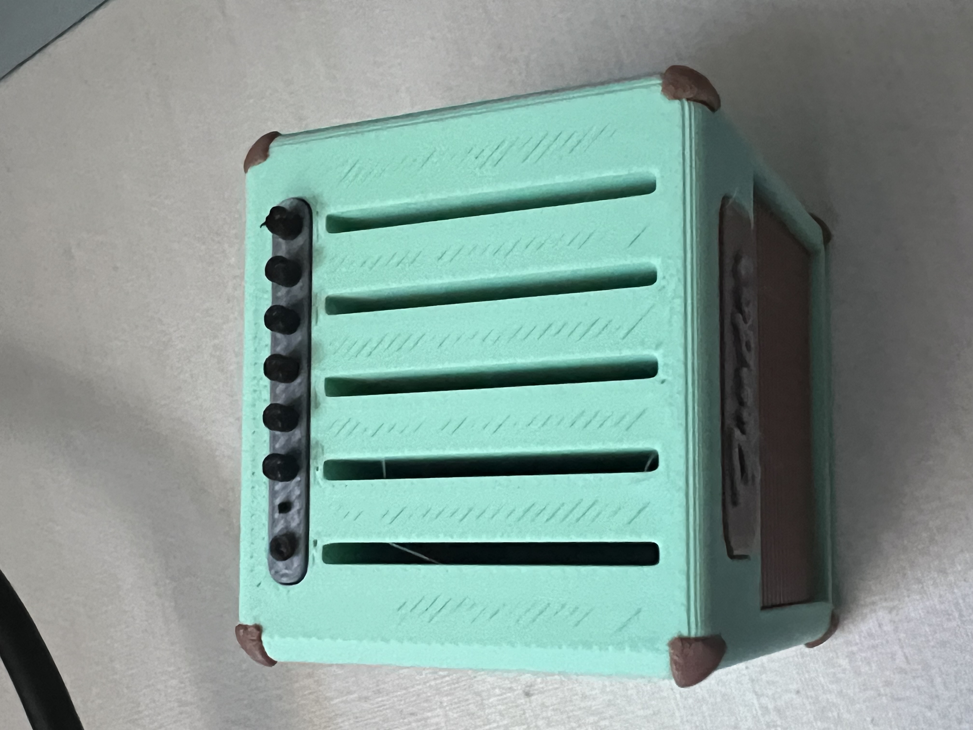 Porta Palheta Amplificador Fender