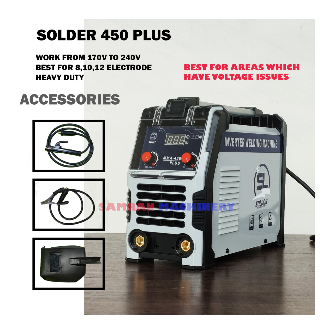 SOLDER 450 PLUS WELDING MACHINE INVERTER