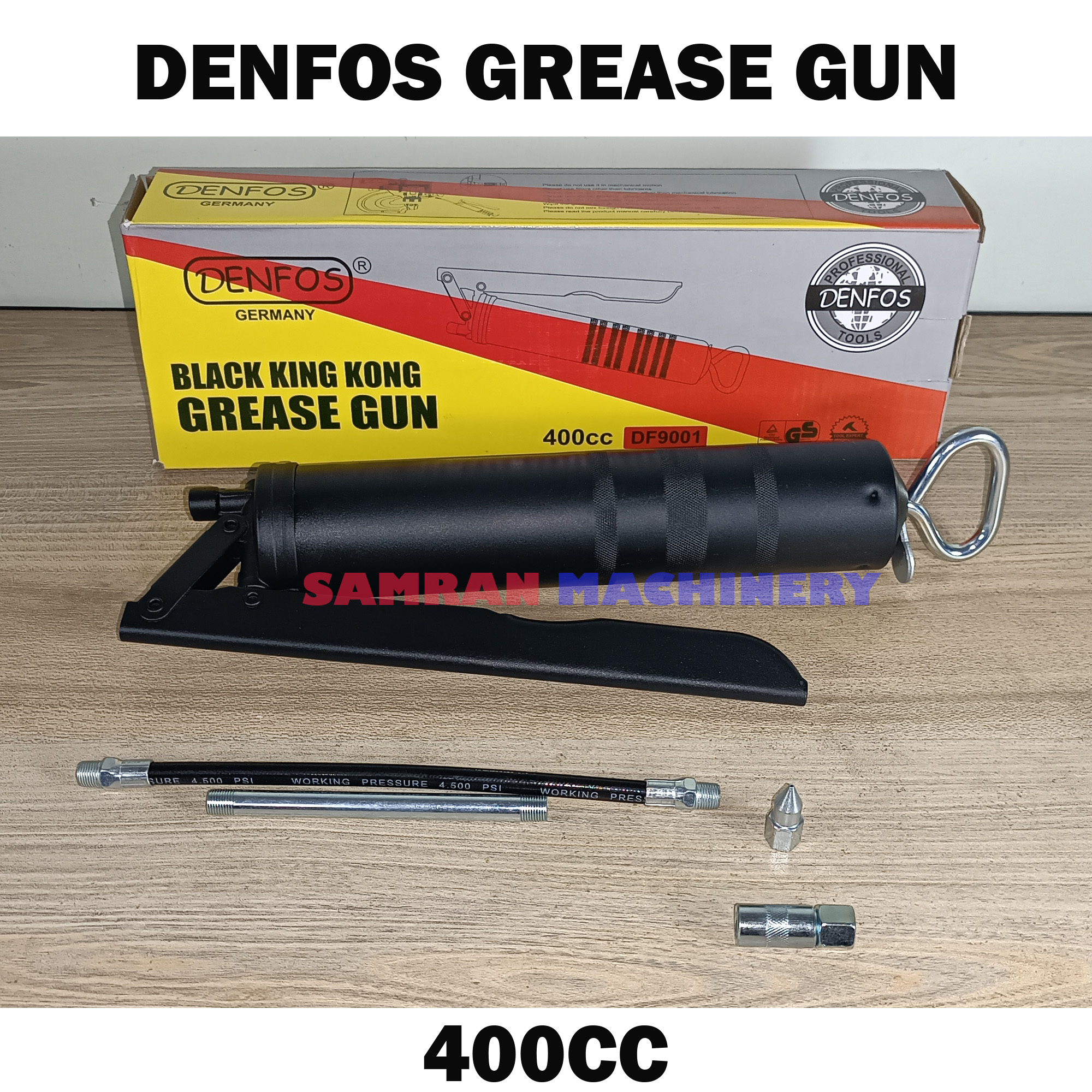 DENFOS GREASE GUN, 400CC, LEVER ACTION