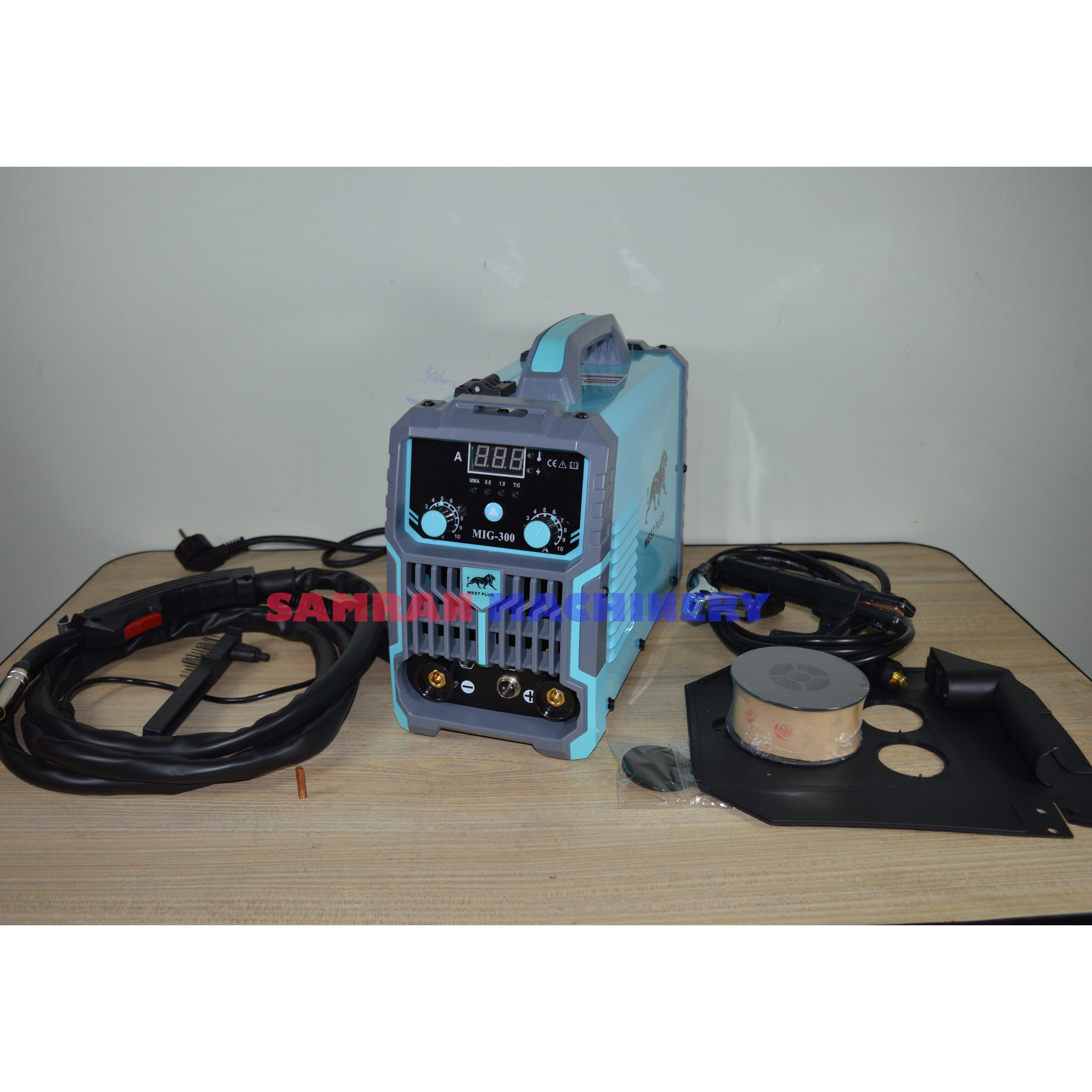 WEST PLUS MIG WELDING MACHINE INVERTER, MIG 300, ARC/MIG BOTH