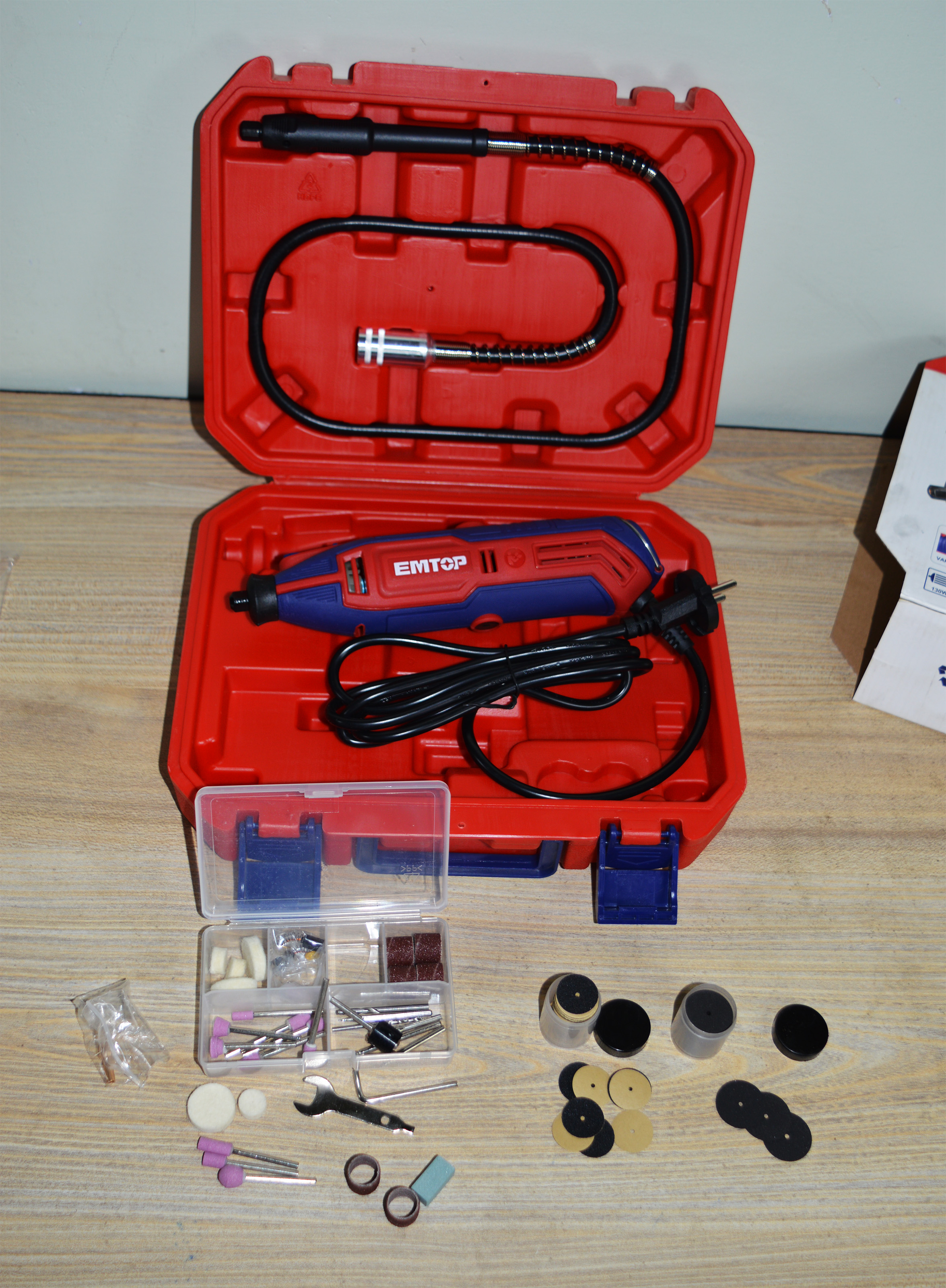 Die Grinder I Rotary Tool kit I Mini Grinder set I Multi-tool Kit 130W EMTOP BRAND