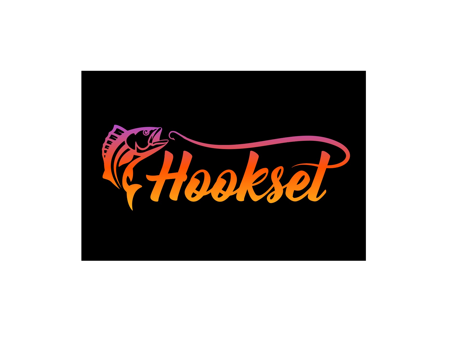 Hookset Logo Decal Sticker