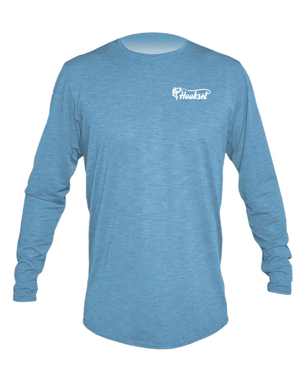 Blue Long Sleeve Fishing Shirt