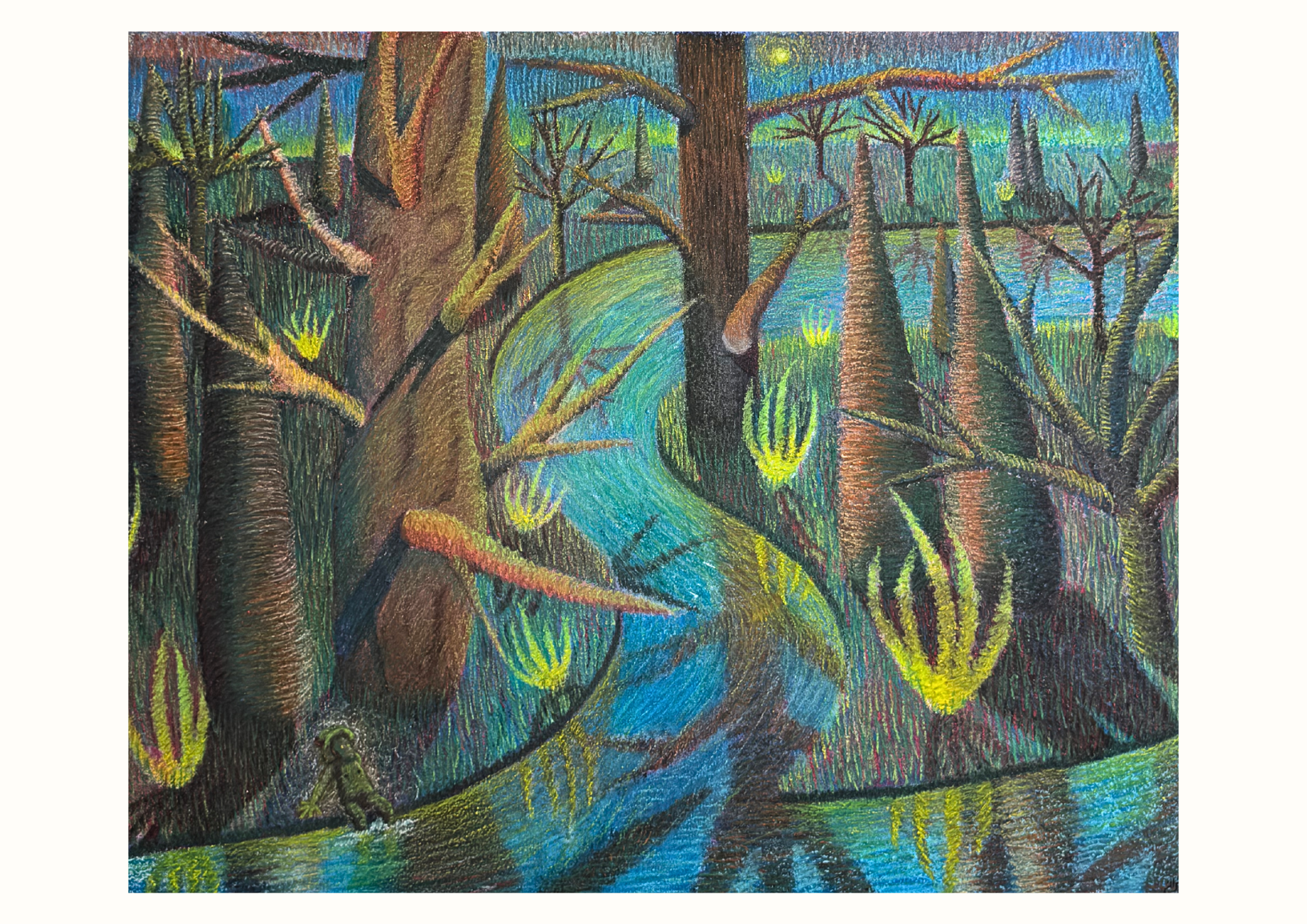 PRINT - Colors Bleeding Off The Edge of Sanity, Billel Decherani