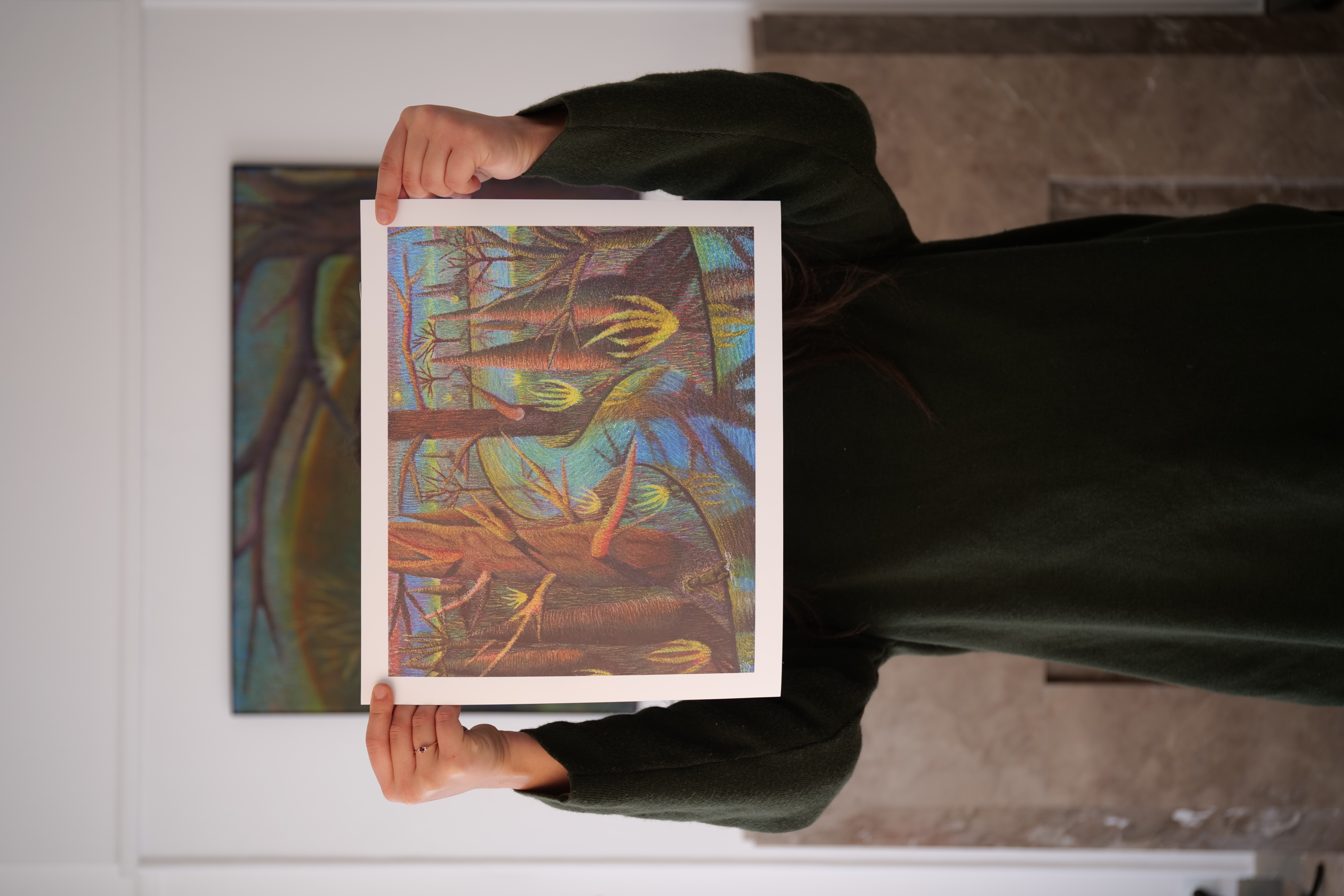 PRINT - Colors Bleeding Off The Edge of Sanity, Billel Decherani 