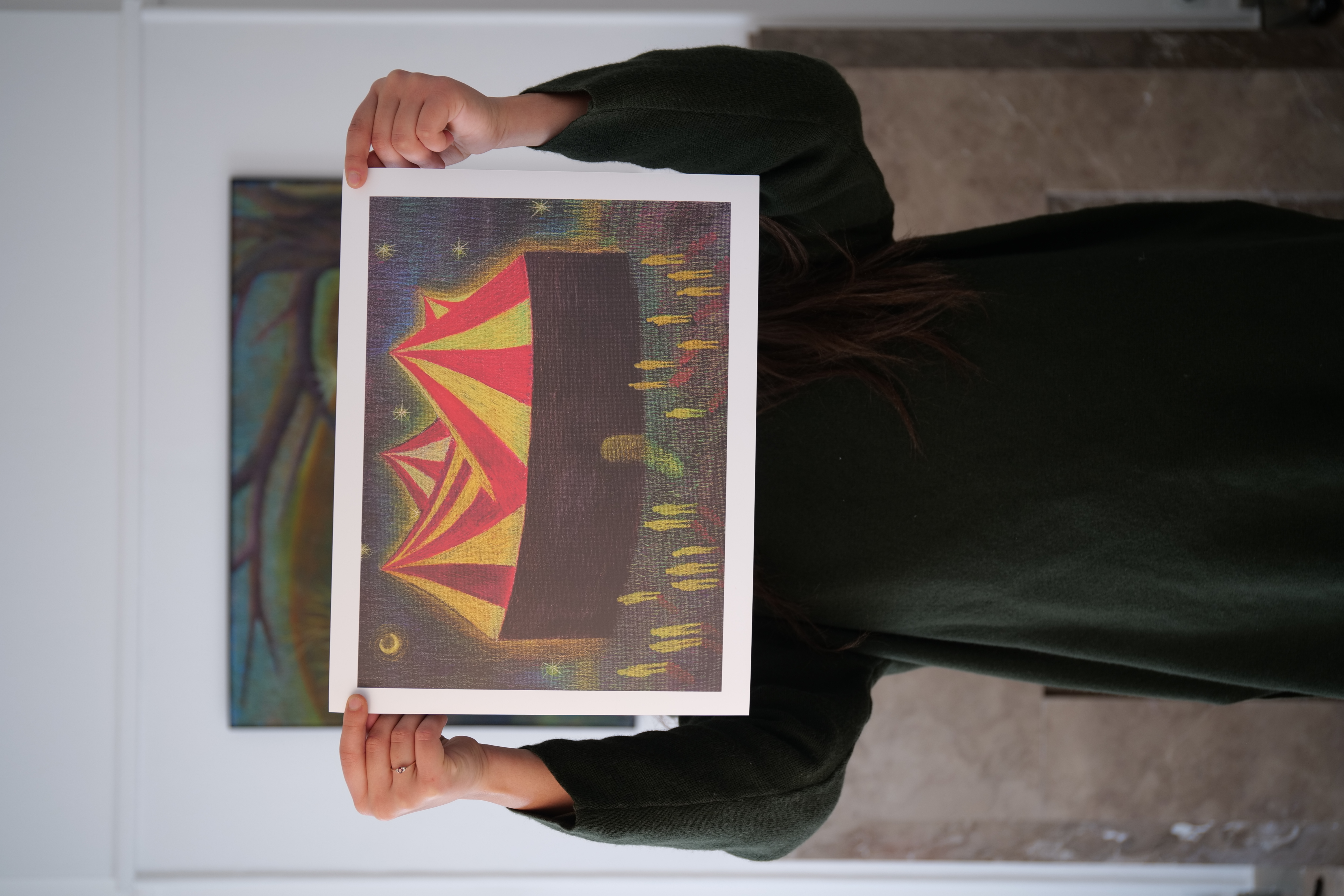 PRINT - A Neon Tent For Ghosts 1, Billel Decherani 