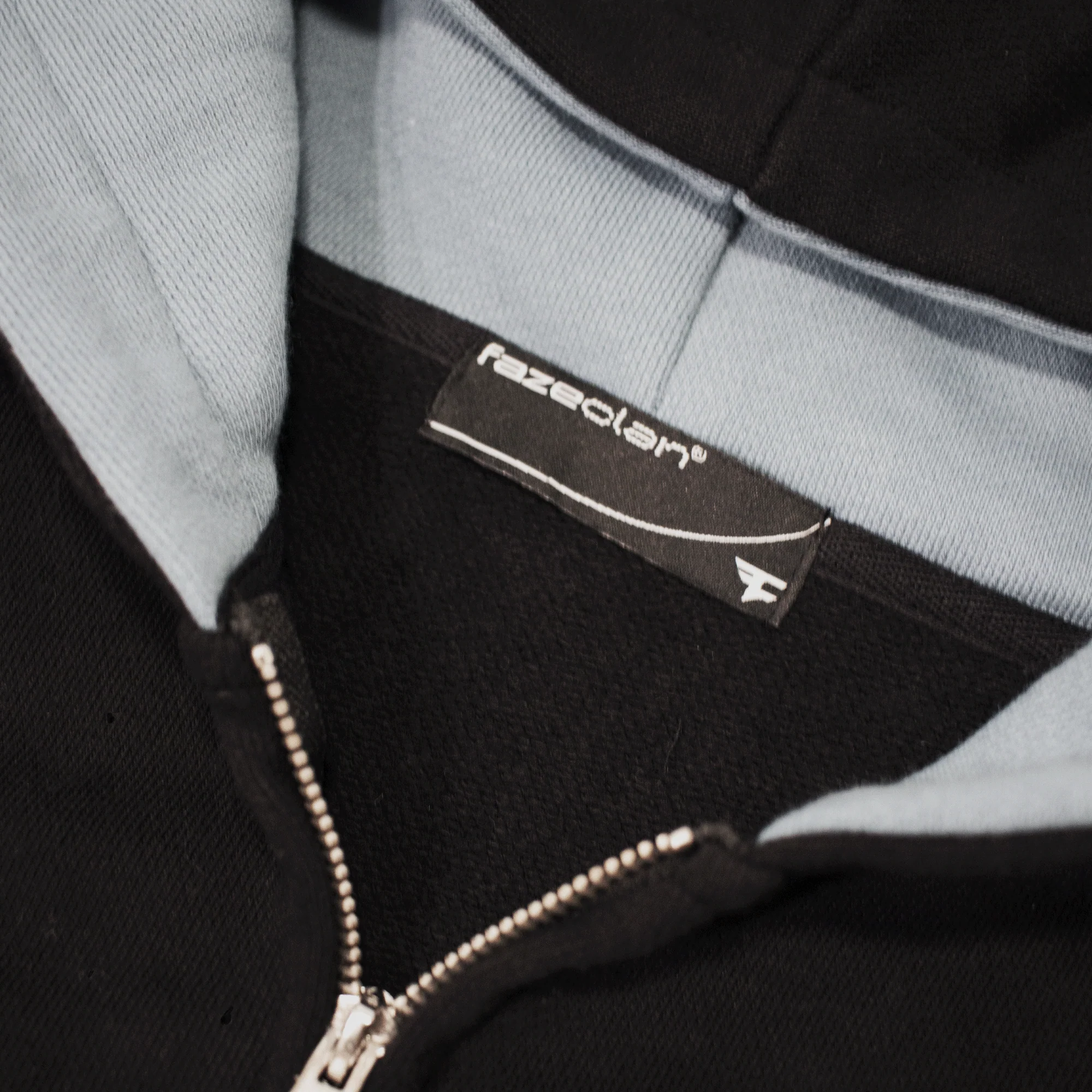 FaZe Black Paneled Zip Up