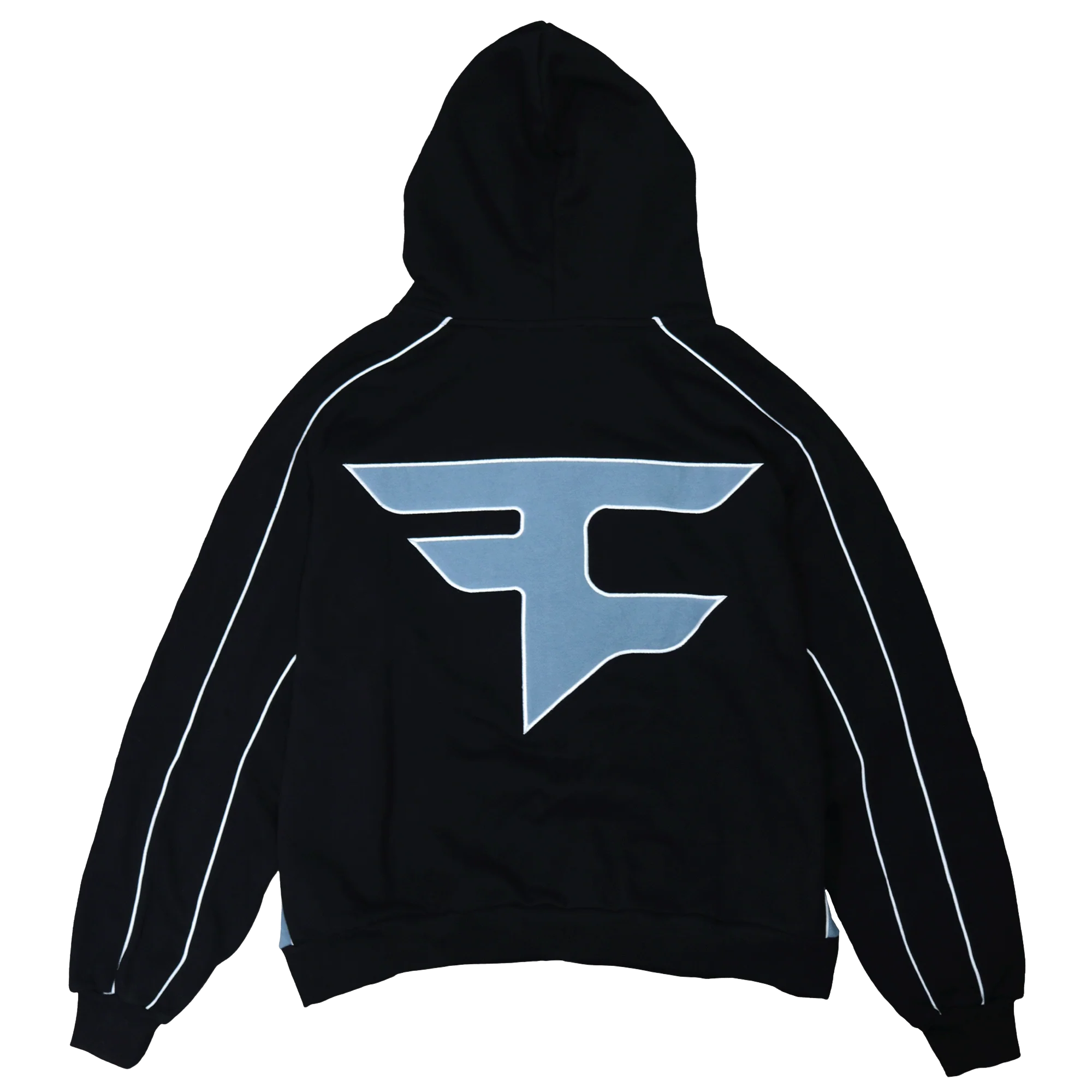 FaZe Black Paneled Zip Up
