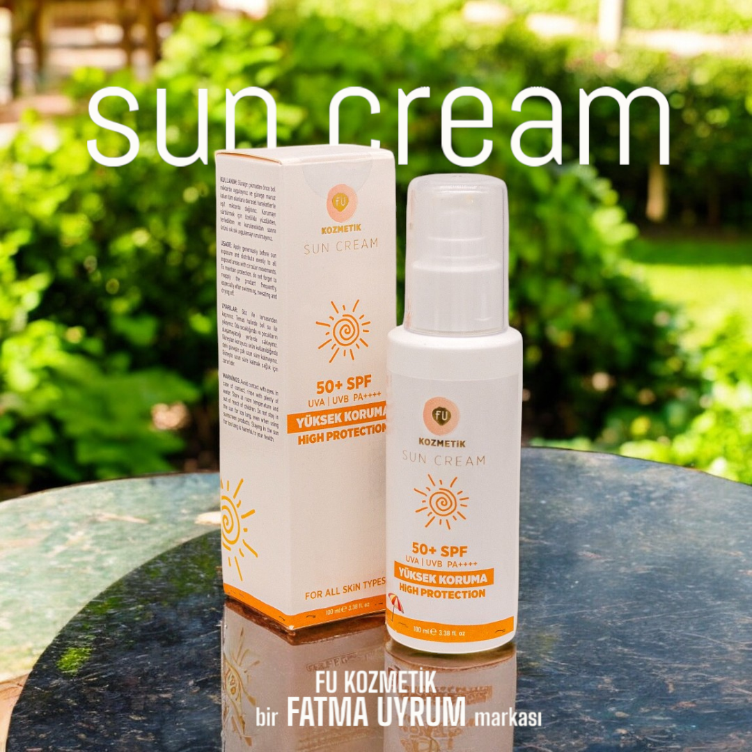 50+ SPF Yüksek Koruma Güneş Kremi High Protection Sun Cream 100 ml